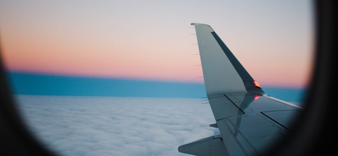 Photo Airplane window